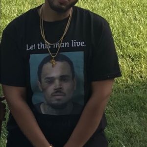 Black Chris Brown shirt